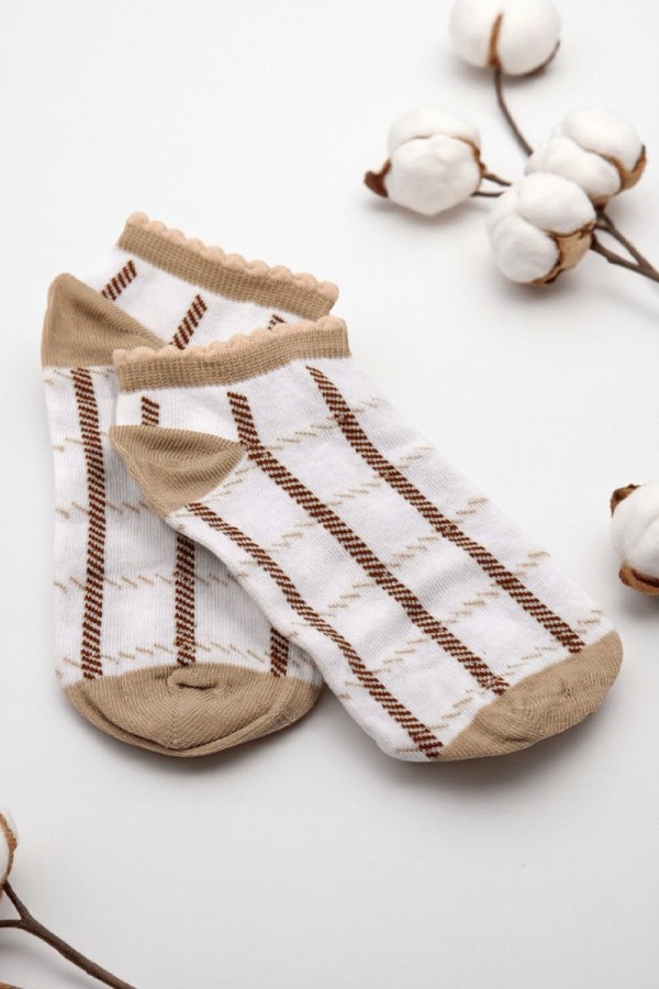Dikişsiz Burun Kadın Patik Çorap (36-40) 9022-2