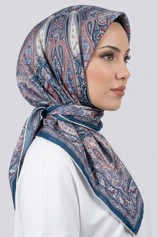 Organik Pamuk Soft Eşarp  6201-3