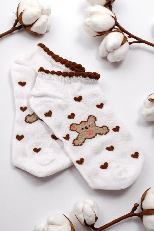 Dikişsiz Burun Kadın Patik Çorap (36-40) 9022-4