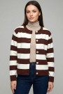 Çizgili Triko Ceket 2019-2
