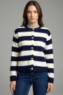 Çizgili Triko Ceket 2019-5