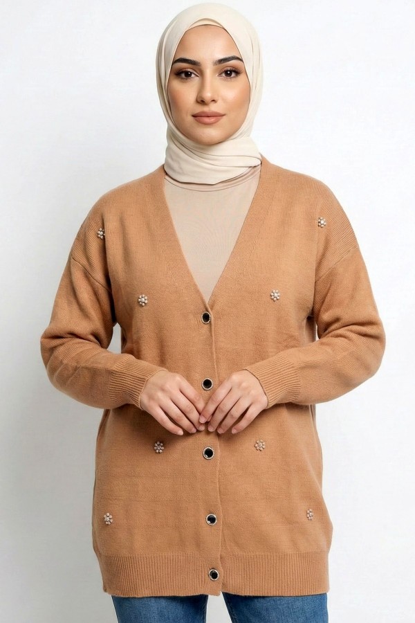 Taşlı Triko Hırka 2024-4