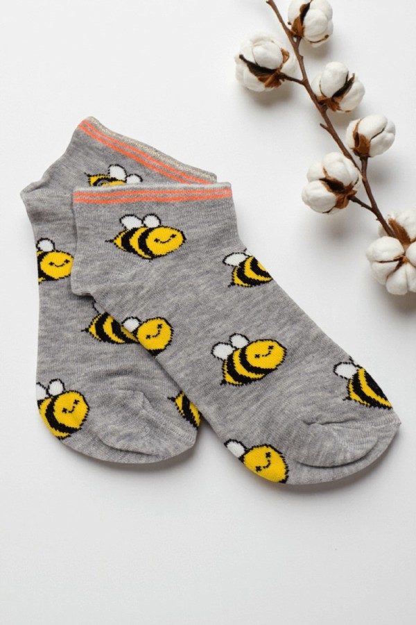 XGRİ POLO Kadın Patik Çorap (36-40) 9025-3