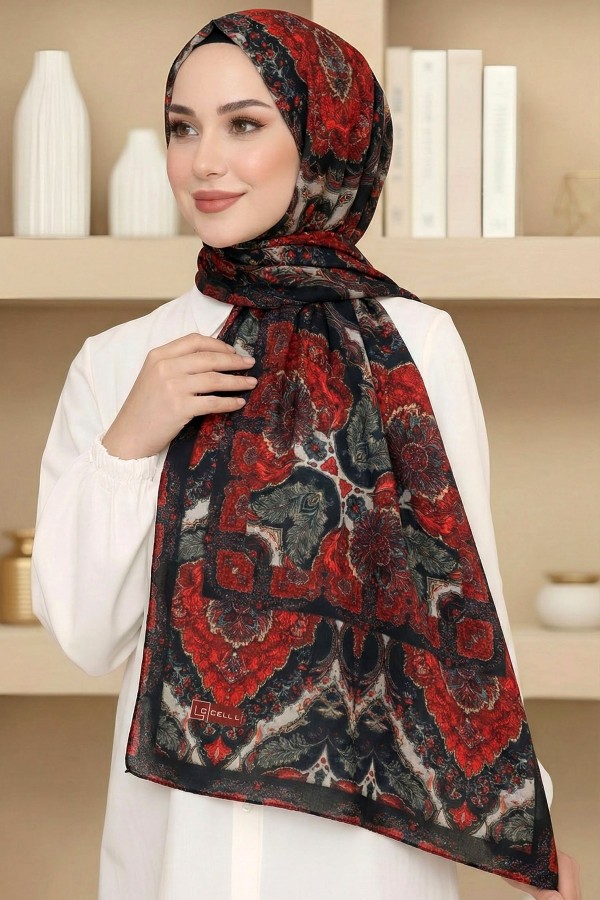 Organik Pamuk Vual Şal 6016-3