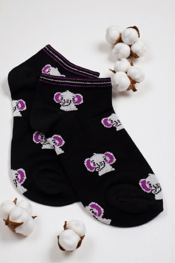 XGRİ POLO Kadın Patik Çorap (36-40) 9026-1