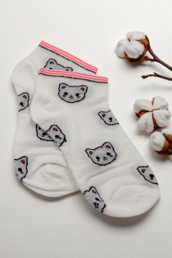 XGRİ POLO Kadın Patik Çorap (36-40) 9027-1