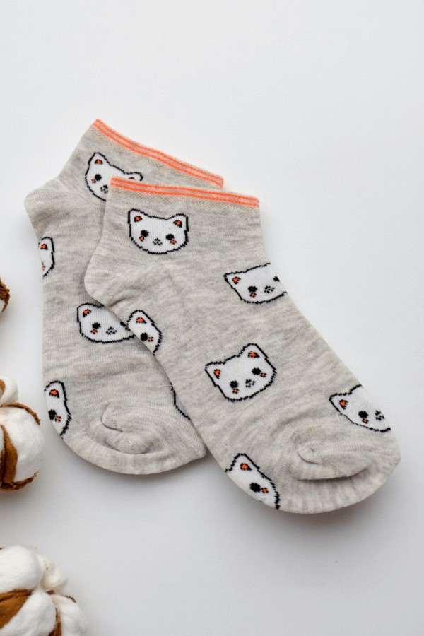 XGRİ POLO Kadın Patik Çorap (36-40) 9027-4