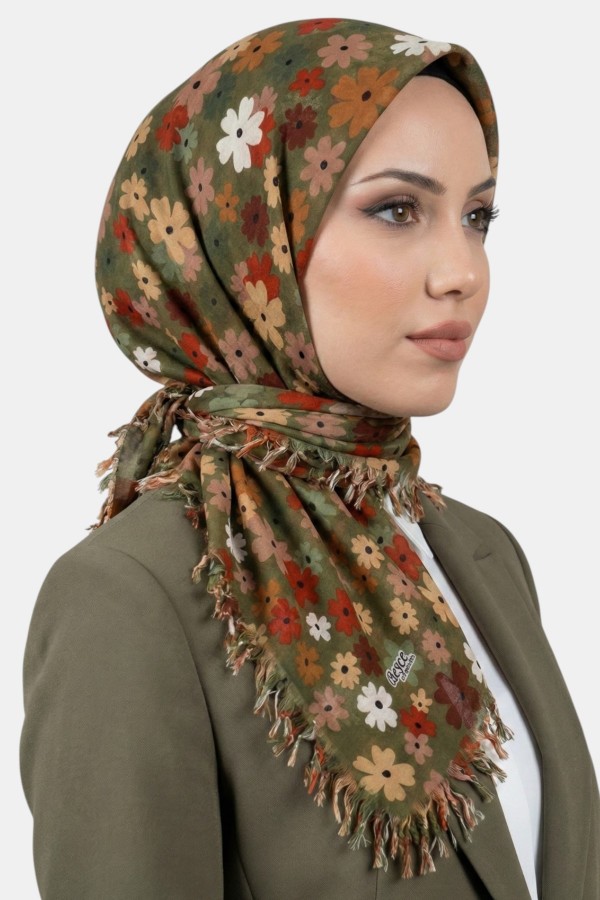 Boncuklu Desenli Yazma 6601-10