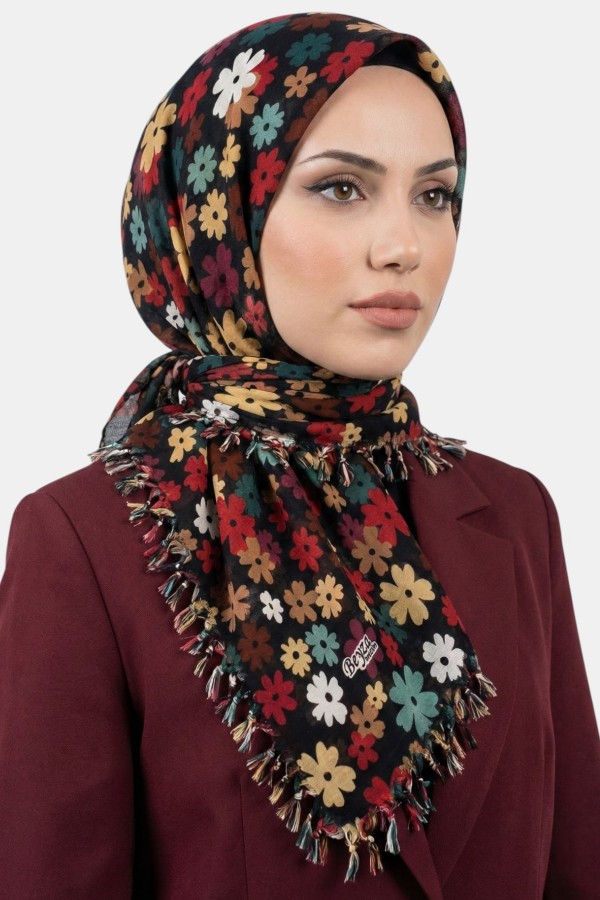 Boncuklu Desenli Yazma 6601-13