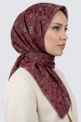 Desenli Flamlı Eşarp 6513-5
