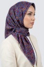 Desenli Flamlı Eşarp 6513-22