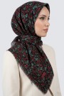 Desenli Flamlı Eşarp 6513-10