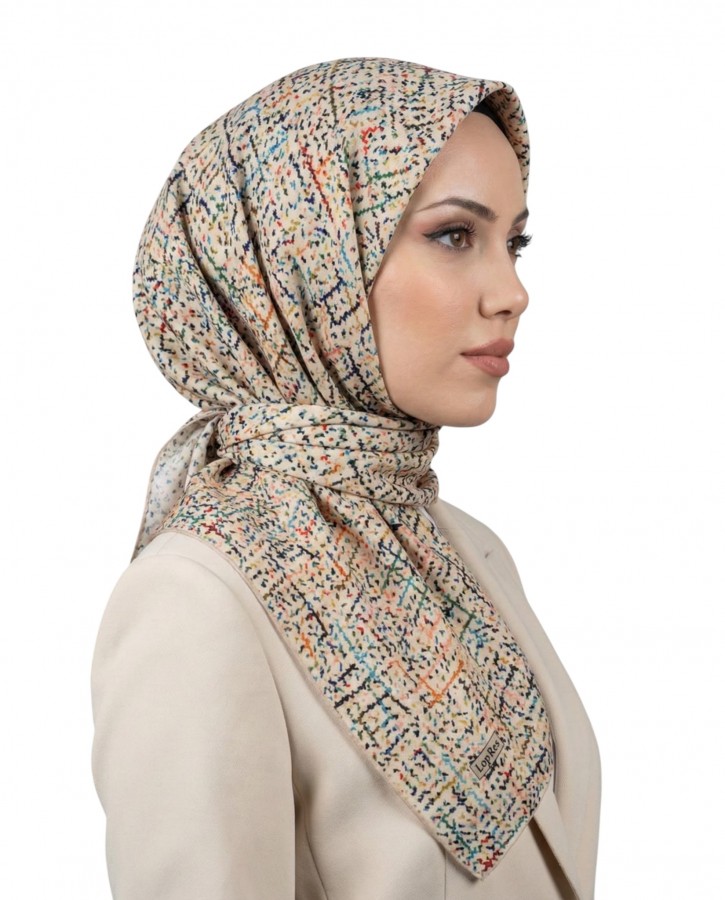 Lop'res Organik Pamuk Soft Eşarp  6208-7