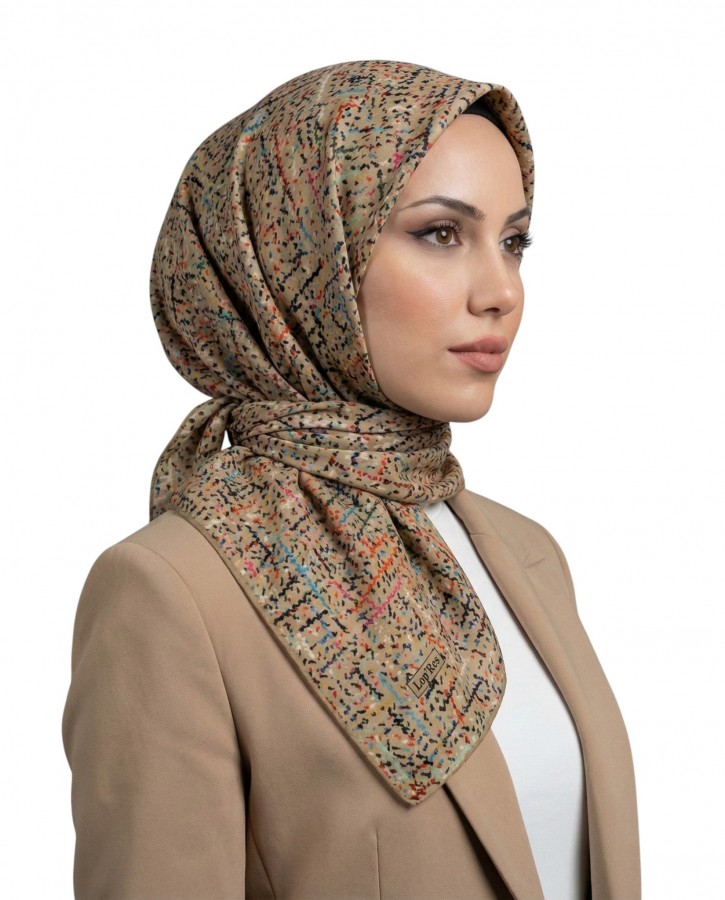 Lop'res Organik Pamuk Soft Eşarp  6208-1