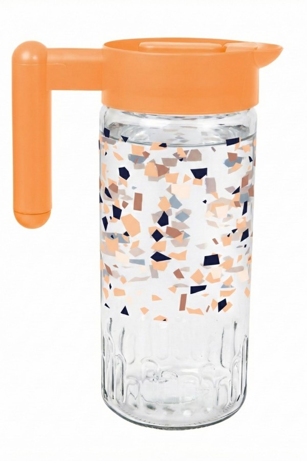 Herevin 1,46L Turuncu Desenli Sürahi