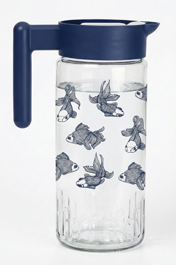 Herevin 1,46L Balık Desenli Sürahi