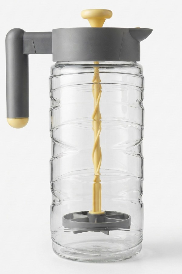 Herevin 1,54lt Cam Ayran Sürahisi Sarı