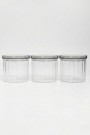 Buenos 3'lü Cam Saklama Kabı