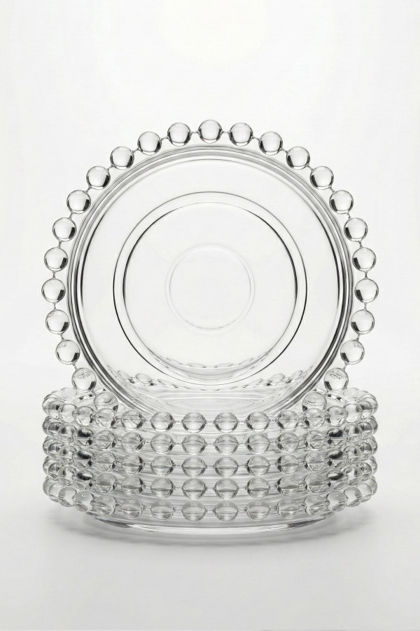 Rayan İnci 6'lı Çay Tabağı