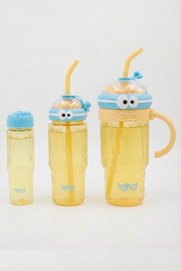 KRD Hahal Sevimli 3'lü Matara Sarı