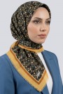 Desenli Flamlı Eşarp  6508-16