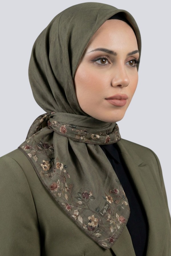 Lop'Res Organik Pamuk Soft Eşarp 6214-4