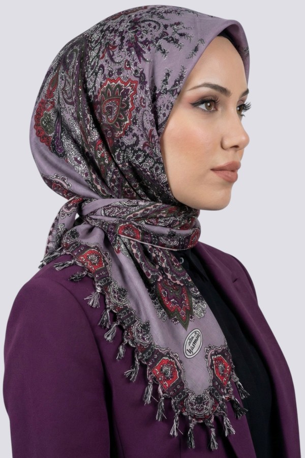 Desenli Çekme Boncuklu Yazma 6606-1
