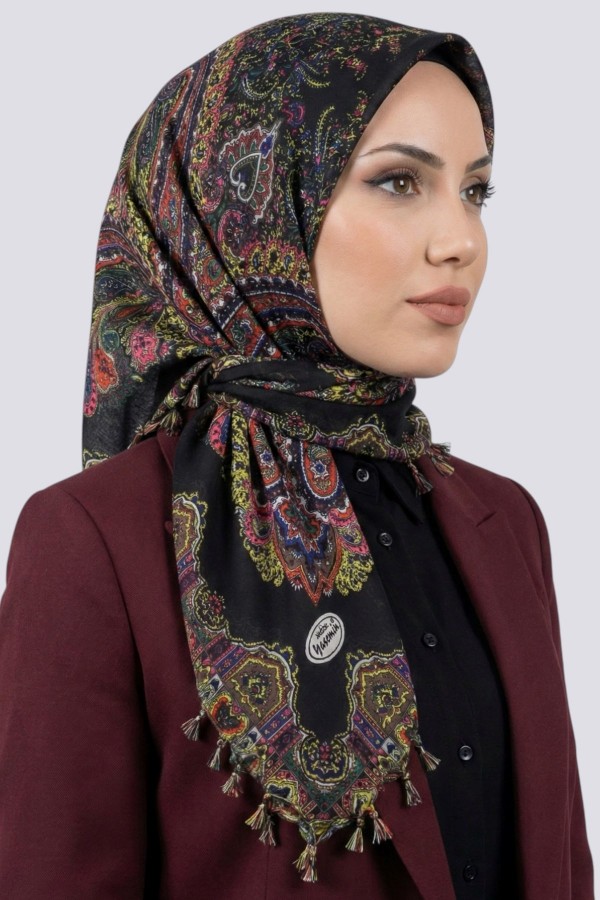 Desenli Çekme Boncuklu Yazma 6606-4