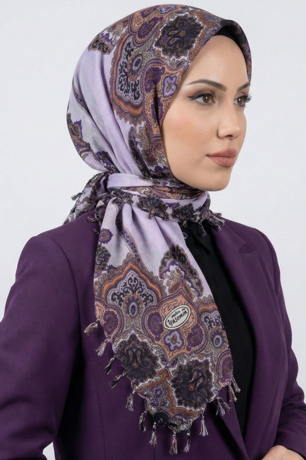 Desenli Çekme Boncuklu Yazma 6607-3