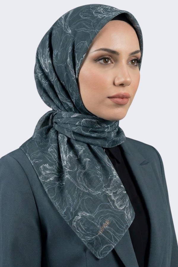 Lop'Res Organik Pamuk Soft Eşarp 6216-2
