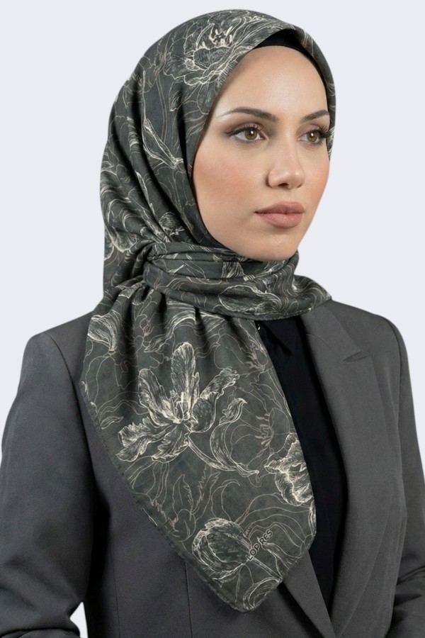 Lop'Res Organik Pamuk Soft Eşarp 6216-8