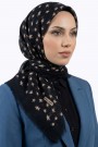 Desenli Flamlı Eşarp 6518-2
