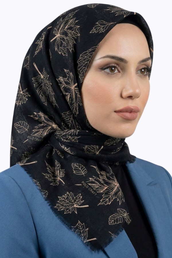 Desenli Flamlı Eşarp 6518-4