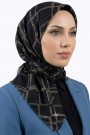 Desenli Flamlı Eşarp 6518-9