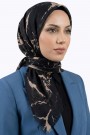Desenli Flamlı Eşarp 6518-11