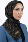 Desenli Flamlı Eşarp 6518-17