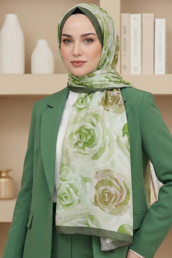 Desenli Soft Şal 6027-16