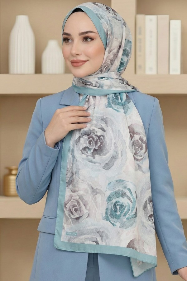 Desenli Soft Şal 6027-13