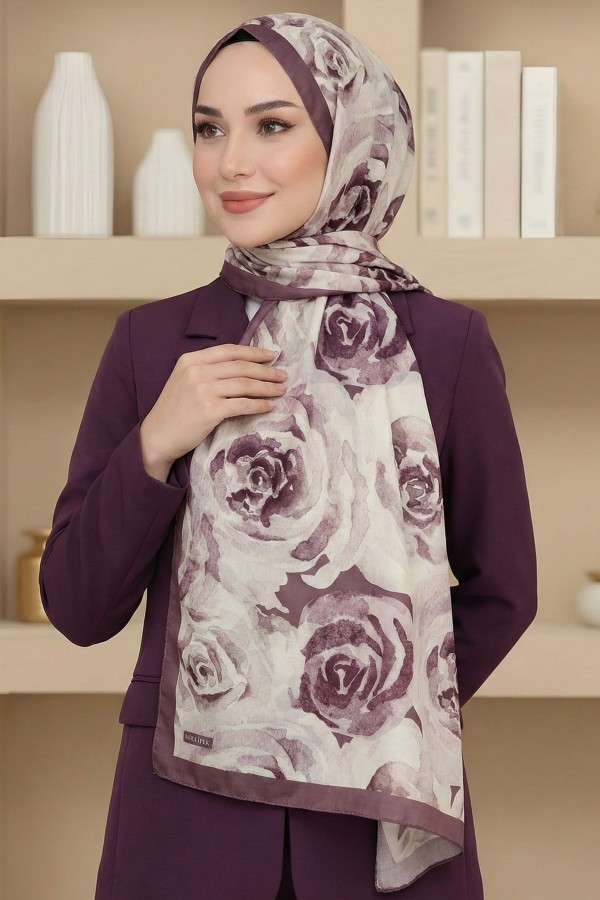 Desenli Soft Şal 6027-2