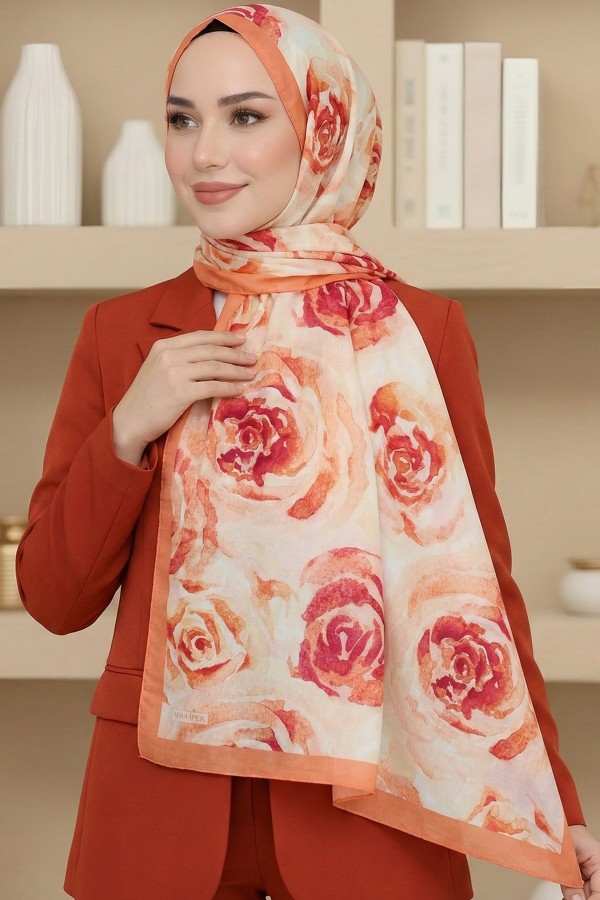 Desenli Soft Şal 6027-1