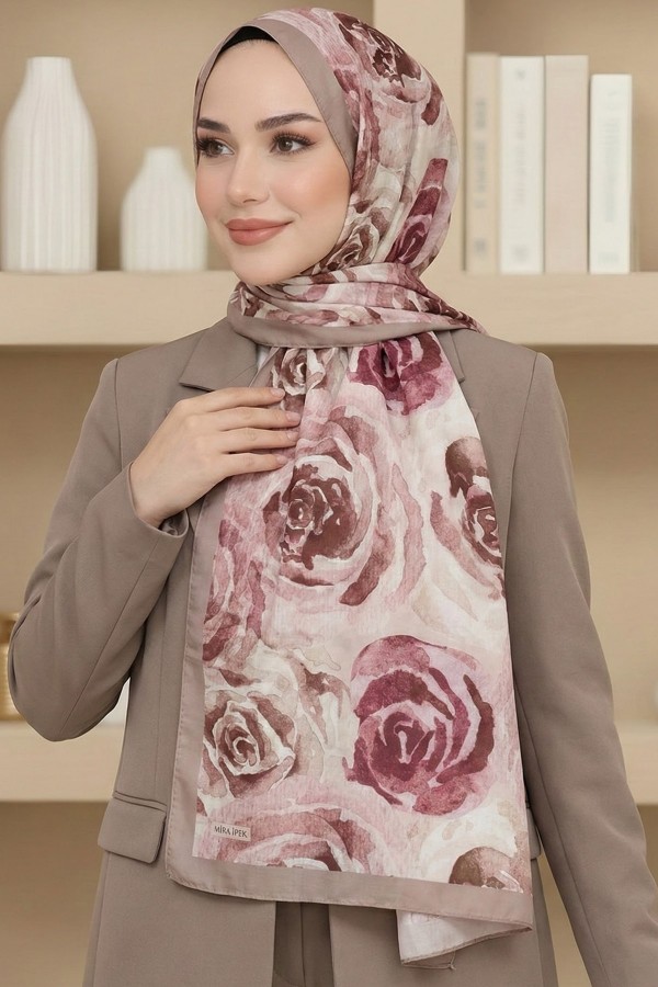 Desenli Soft Şal 6027-9