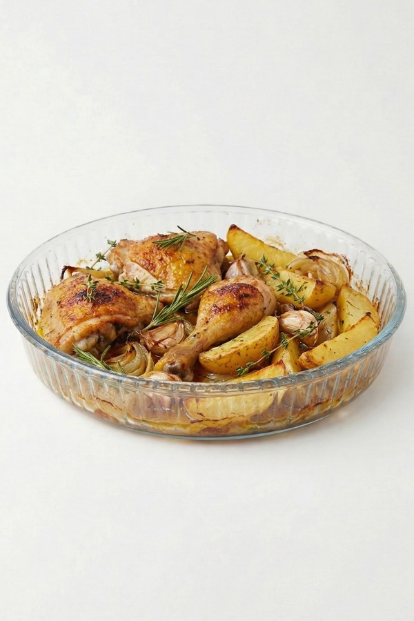 Paşabahçe Borcam Yuvarlak Tepsi