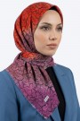 Desenli Flamlı Eşarp 6517-13