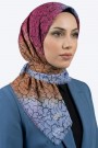 Desenli Flamlı Eşarp 6517-12