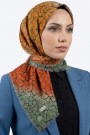 Desenli Flamlı Eşarp 6517-8
