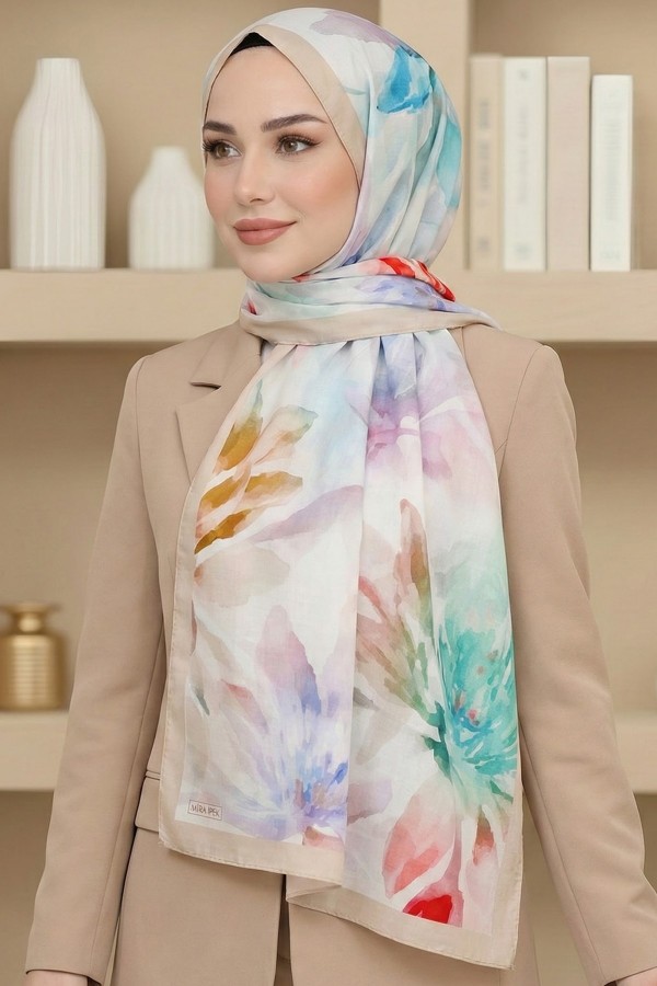 Desenli Soft Şal 6029-3