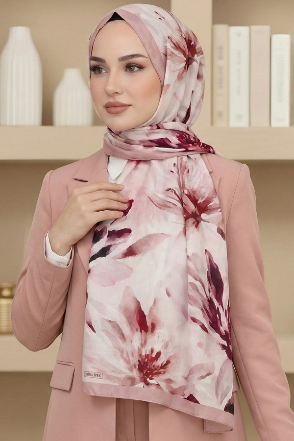 Desenli Soft Şal 6029-10