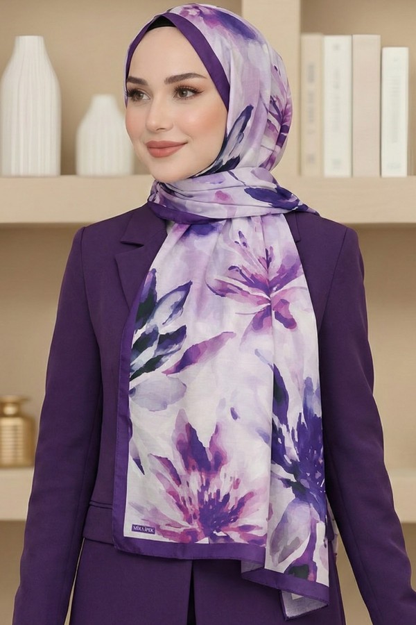 Desenli Soft Şal 6029-11