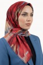 Desenli Flamlı Eşarp 6516-8