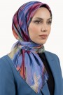 Desenli Flamlı Eşarp 6516-7